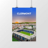 Clermont - Stade de rugby vu du ciel