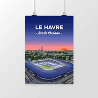 Le Havre - Stade Océane vu du ciel