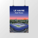 Le Havre - Stade Océane vu du ciel