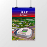 Lille - Stade de foot vu du ciel