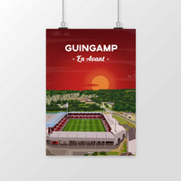 Guingamp - Le Roudourou vu du ciel