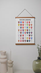 Affiche les légendes du football