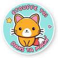 Autocollant Etouffe toi dans ta magn'