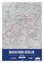 Berlin - Marathon personnalisable
