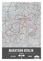 Berlin - Marathon personnalisable