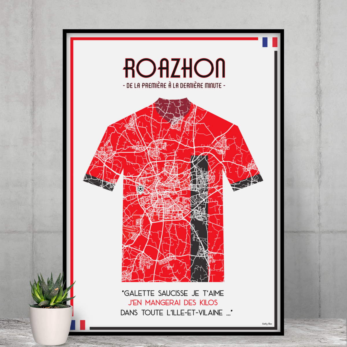 Affiche Stade Vélodrome 1991 – 11 Amis Olympique De Marseille Football