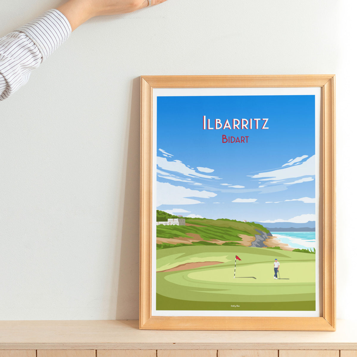 Affiche Ilbarritz - Bidart