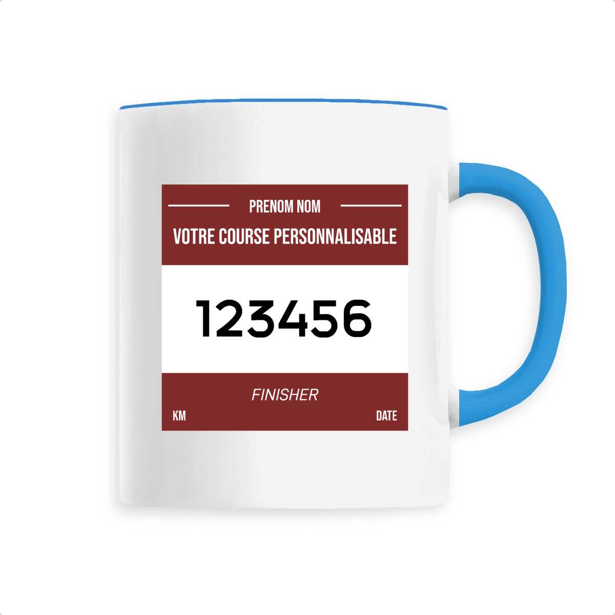 Mug course personnalisable