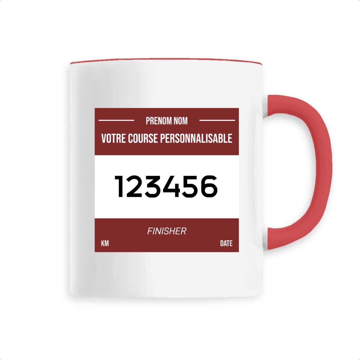 Mug course personnalisable