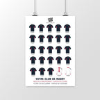 Votre club de rugby personnalisable