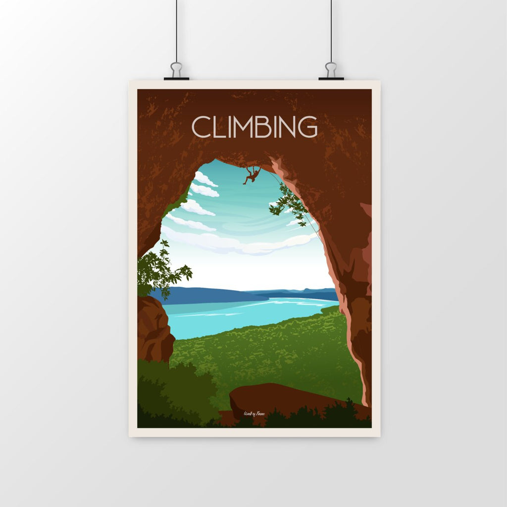 Climbing - Poster escalade