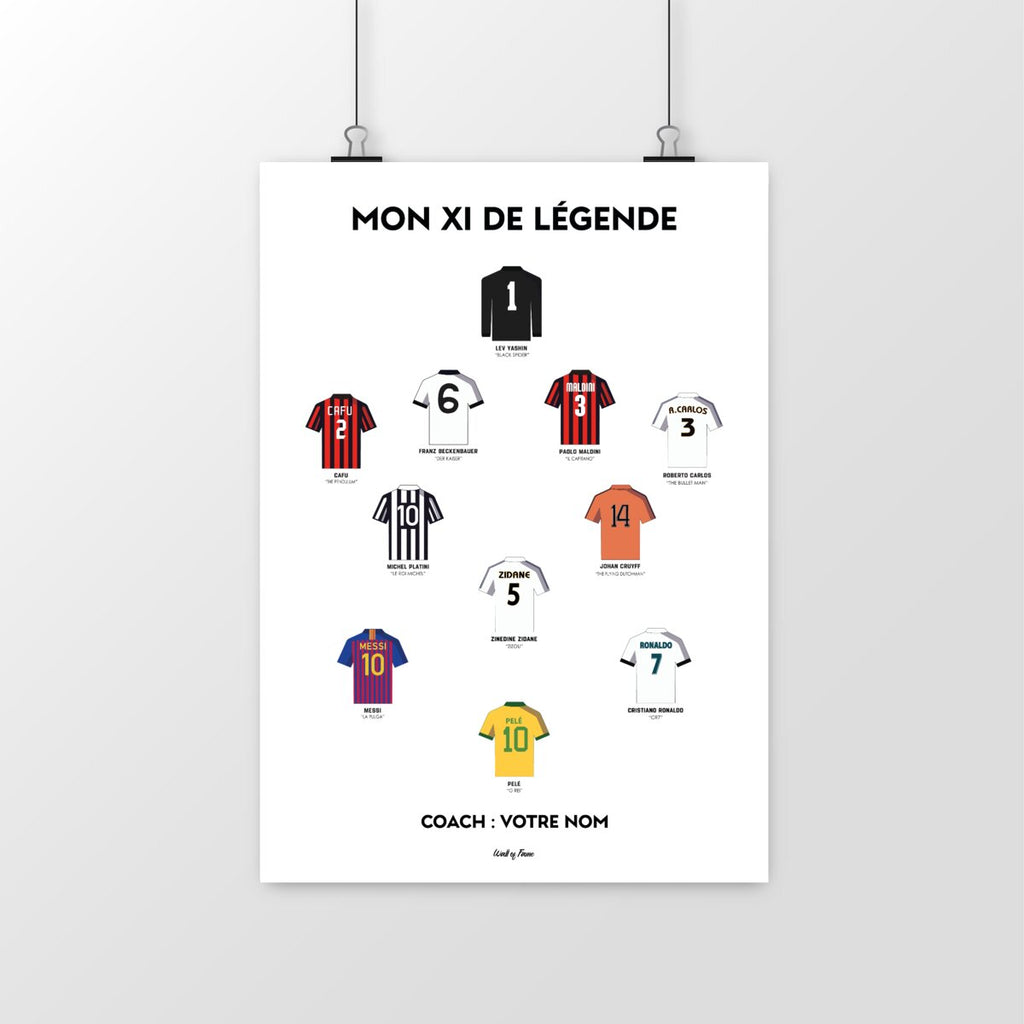 Mon XI de légende