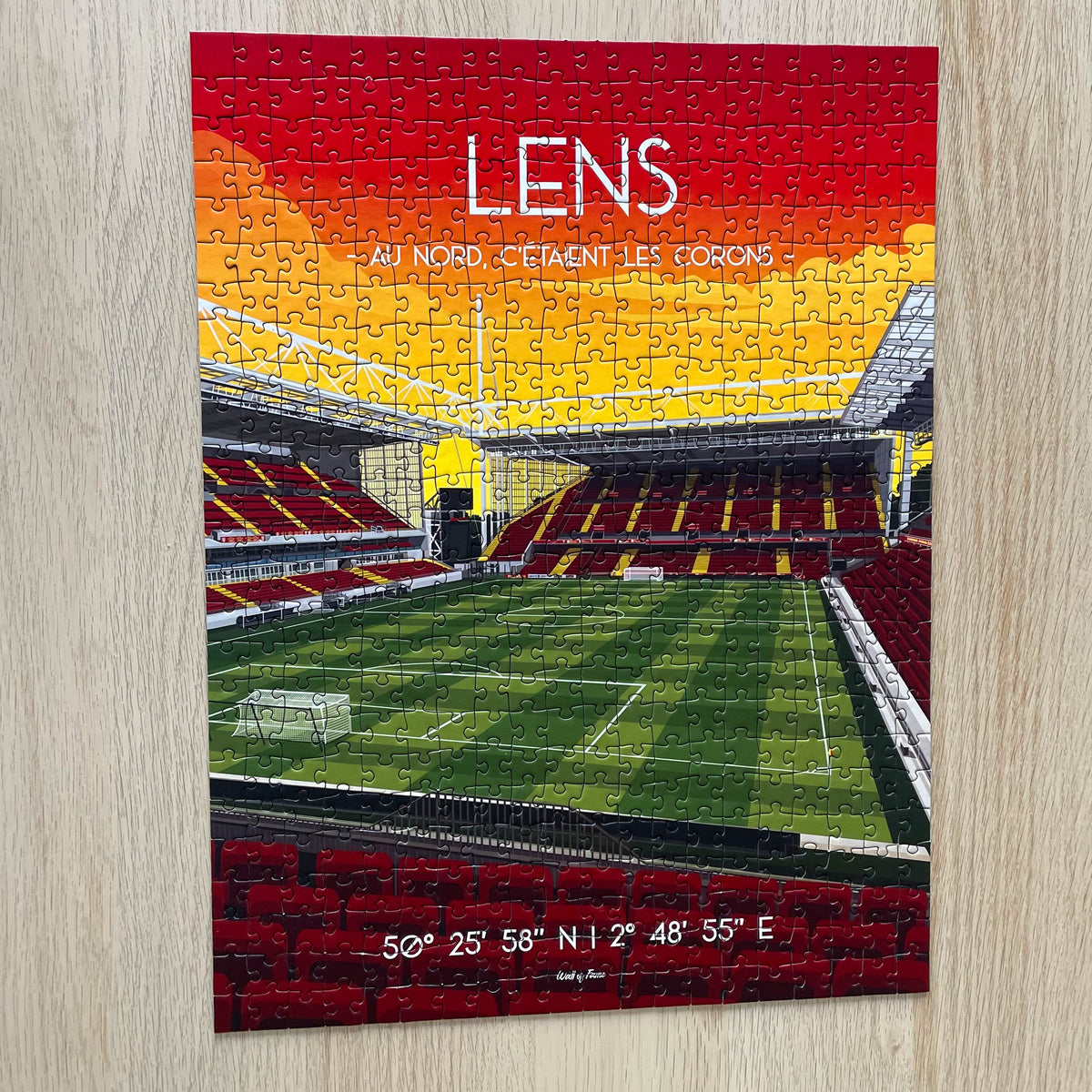 Lens - Puzzle football stade Bollaert