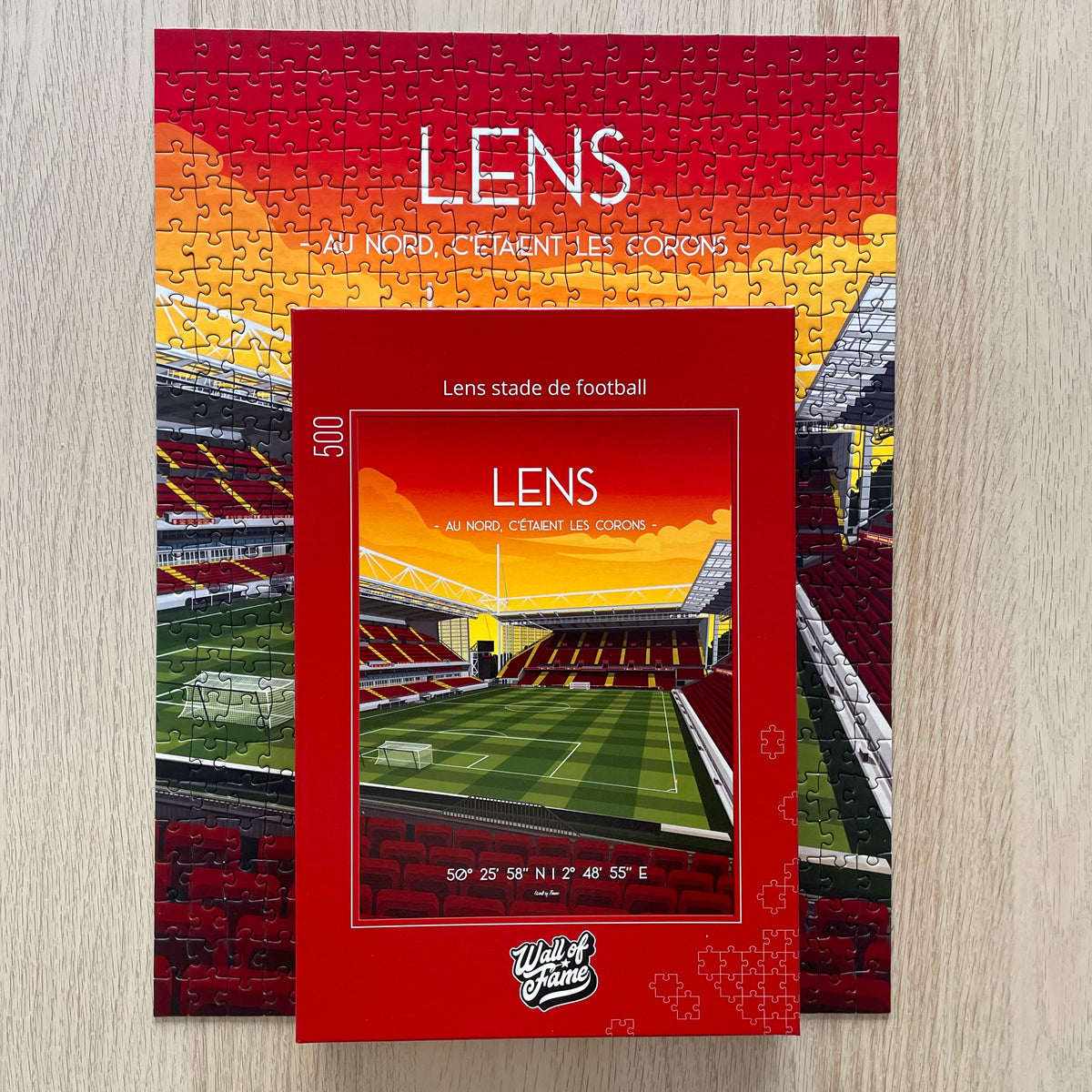 Lens - Puzzle football stade Bollaert